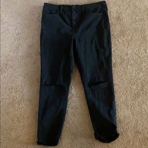 NWOT Madewell high rise buttonfly destructed Jeans